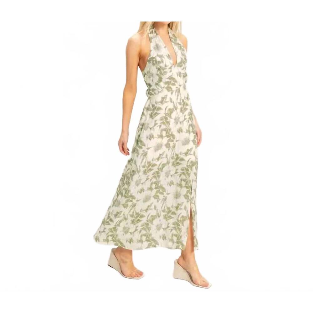 NEW HYFVE blossom dress in sage